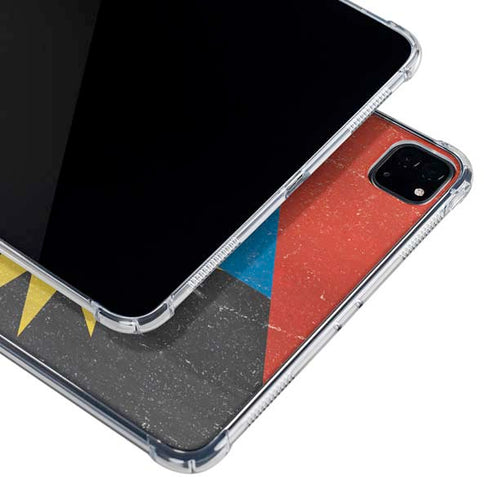 Antigua and Barbuda Flag Distressed iPad Pro 11in (2024) Clear Case